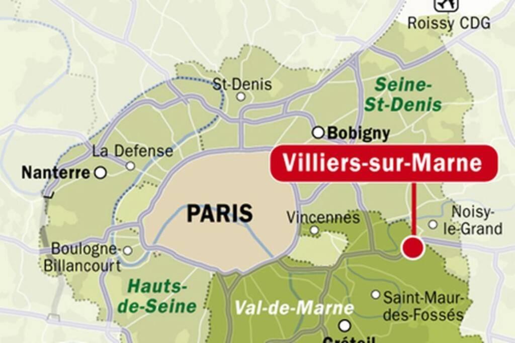 Logement Cosy Proche Paris Et Disneyland 马恩河畔维列 外观 照片